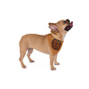 27" × 13" Dog Paw Pumpkin Bandana: Style and Comfort for Your Pet