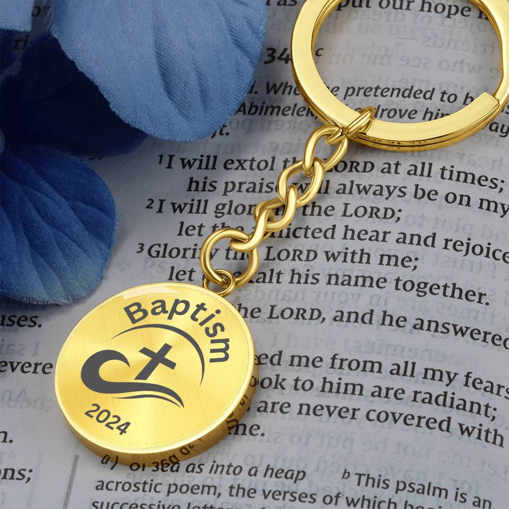 Baptism 2024 Keychain