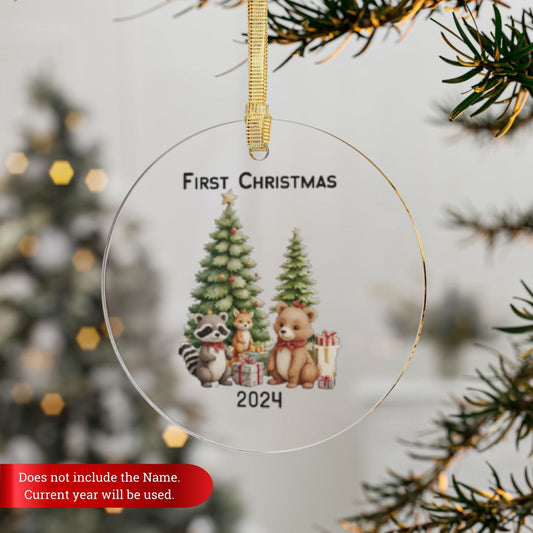 Basic No Name/2024 Baby's First Christmas Acrylic Ornament