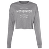 Deep Heather / S SURVIVING MOTHERHOOD ONE MELTDOWN AT A TIME -Cropped Fleece Crew