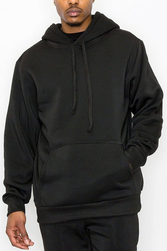 Fleece Pullover -Black