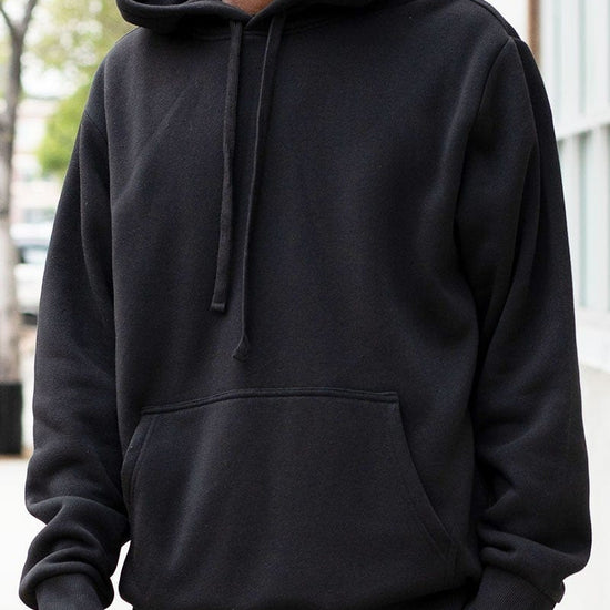 Fleece Pullover -Black