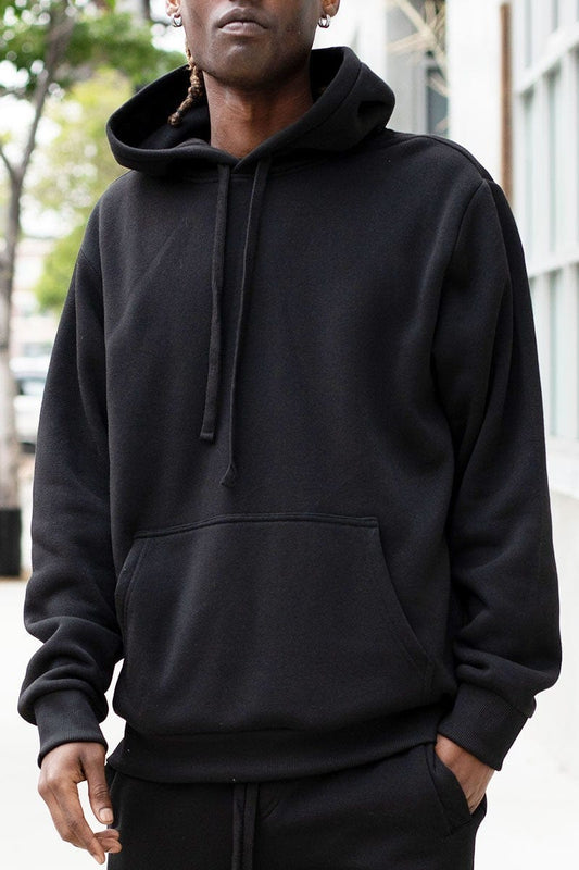 Fleece Pullover -Black