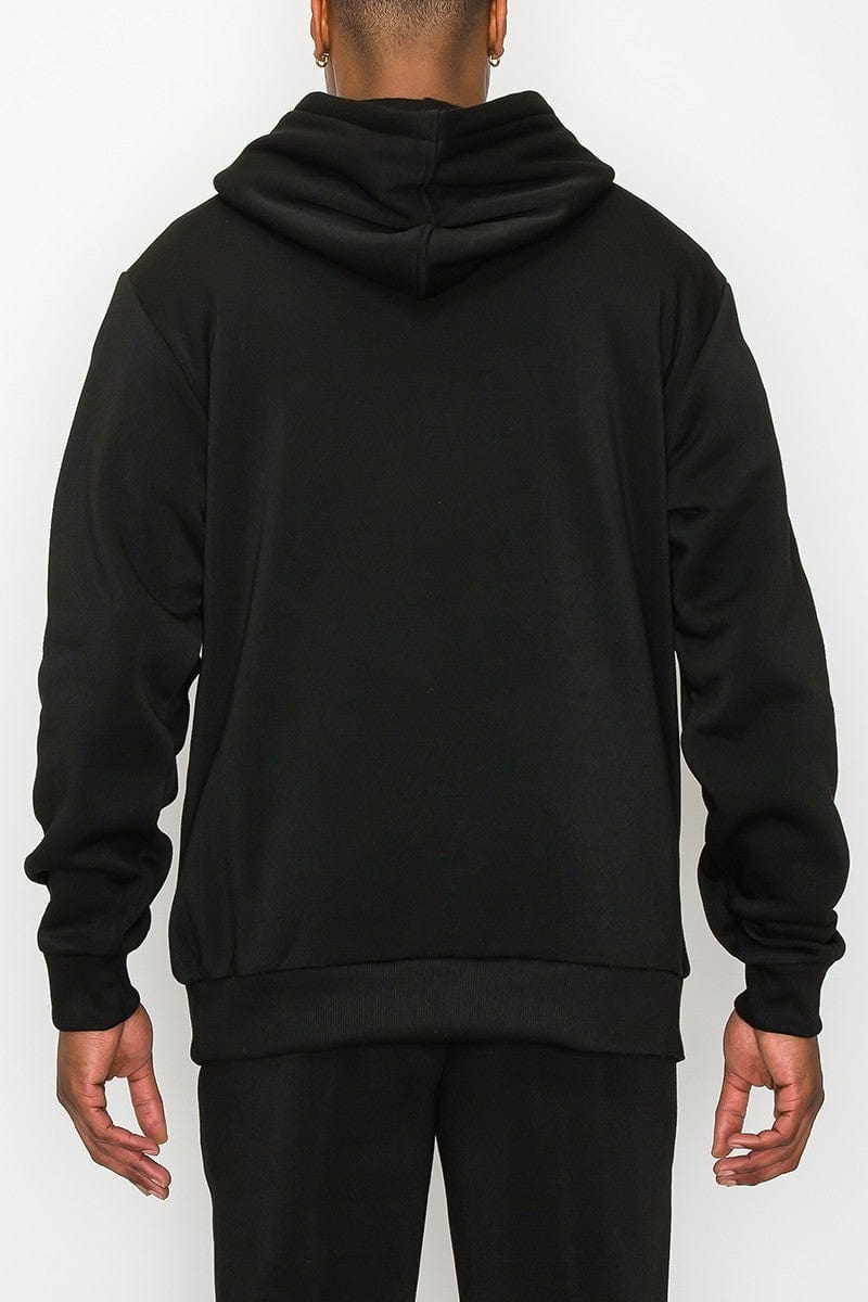 Fleece Pullover -Black