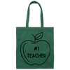 Forest / #1 Teacher Teacher Tote Bags