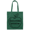 Forest / Educational Rockstar Teacher Tote Bags