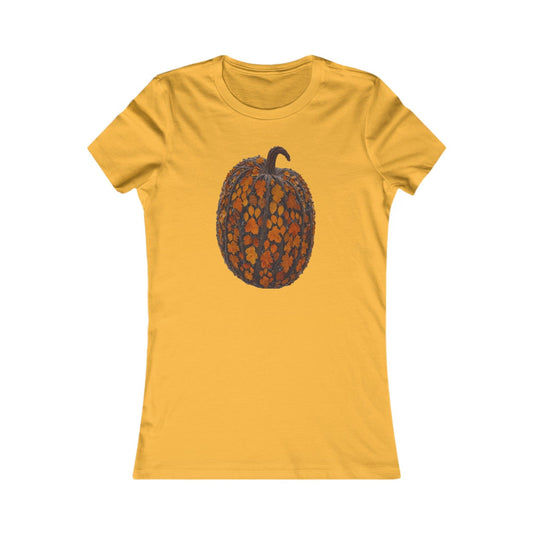 Gold / S Fall Pumpkin Women's Favorite Tee