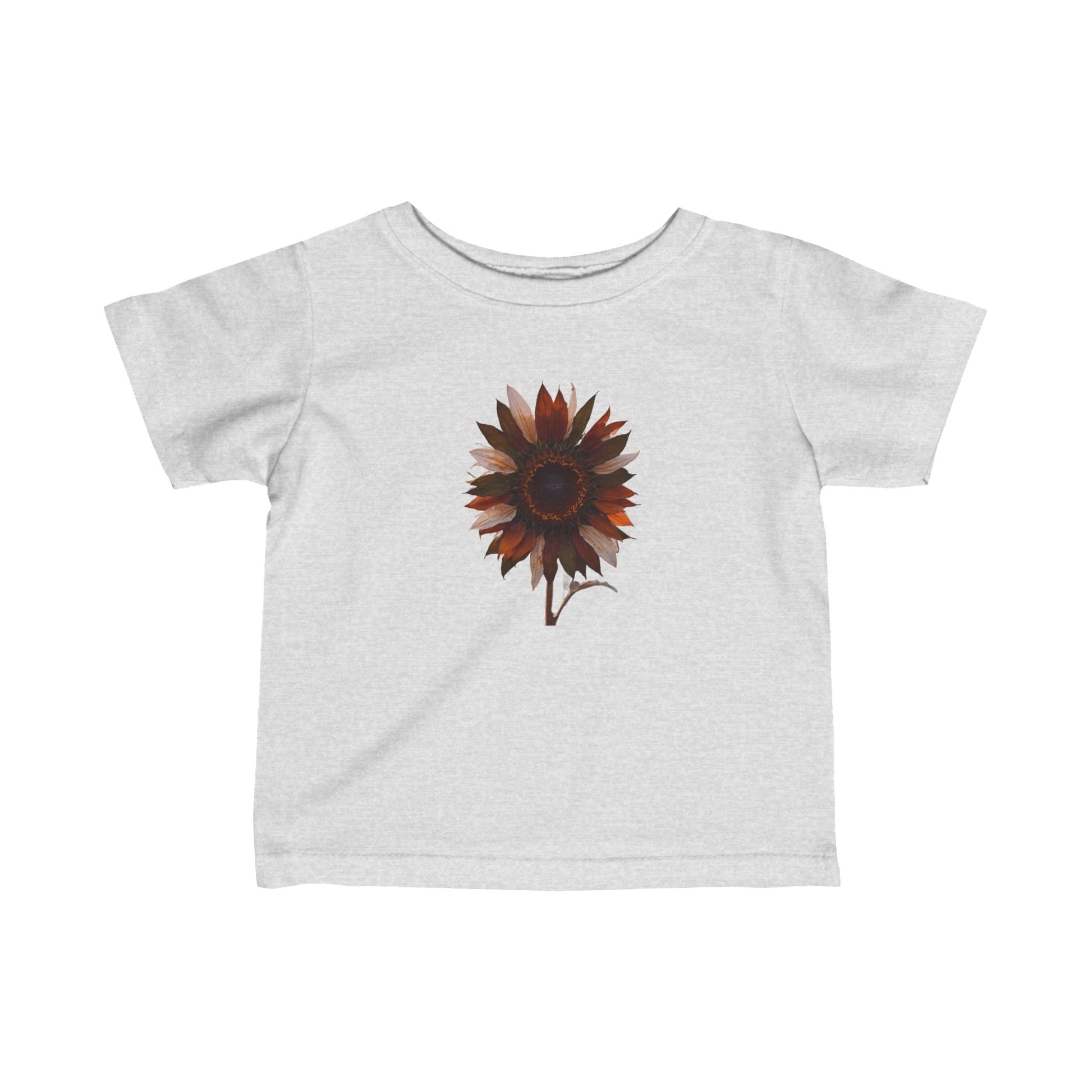 Heather / 6M Sunflower Infant Fine Jersey Tee: Comfort and Durability for Little Ones