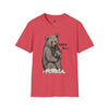 Heather Red / S Mama Bear Unisex Softstyle T-Shirt: Comfort and Style for Every Occasion