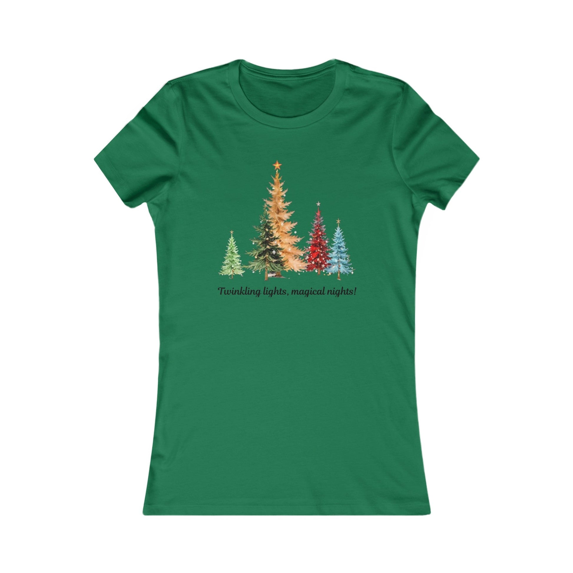 Kelly / S Twinkling Lights, Magical Nights Women's Favorite Tee