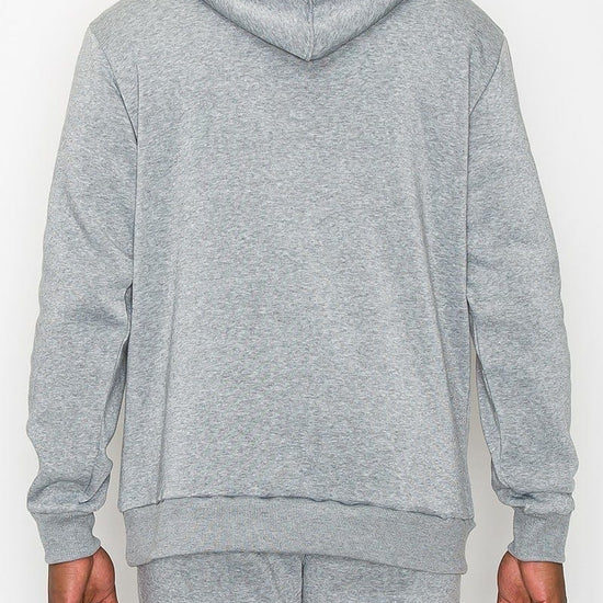 L Fleece Pullover- Heather Gray