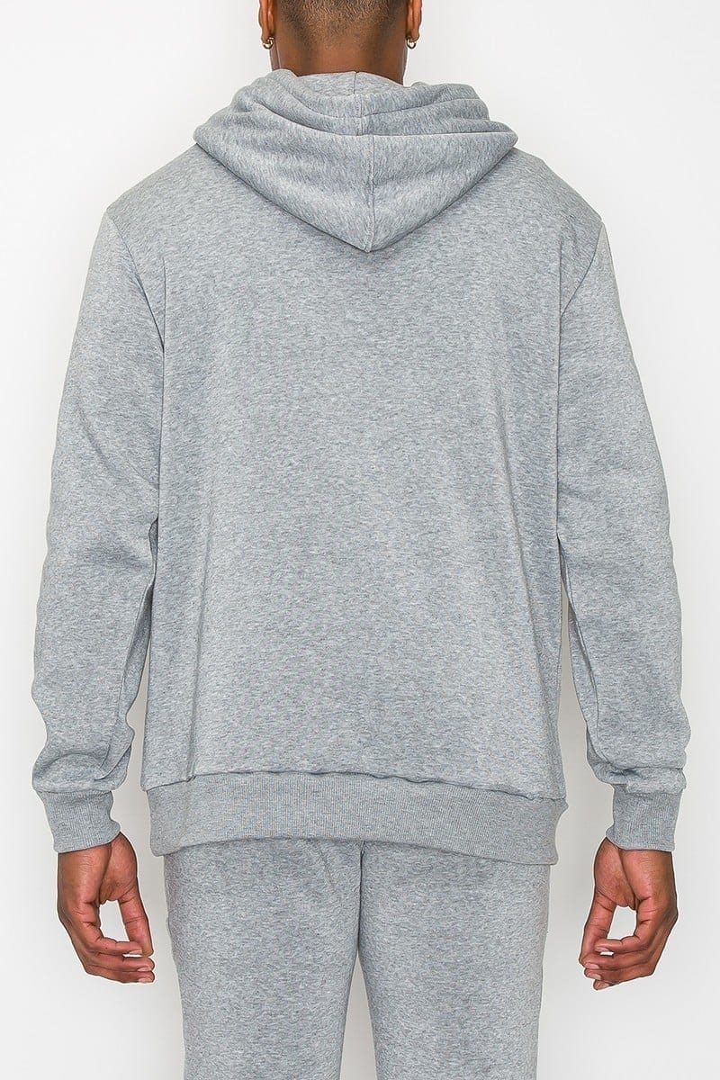 L Fleece Pullover- Heather Gray