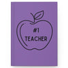 Light Purple #1 Teacher Hardcover Journal Matte