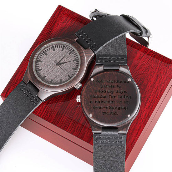 Luxury Box / From childhood games Groomsmen Wooden Watch