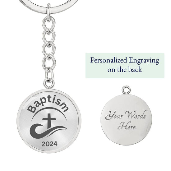 Luxury Keychain (.316 Surgical Steel) / Yes Baptism 2024 Keychain