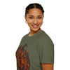 Military Green / S Dog Paw Pumpkin Unisex Softstyle T-Shirt: Comfort and Style