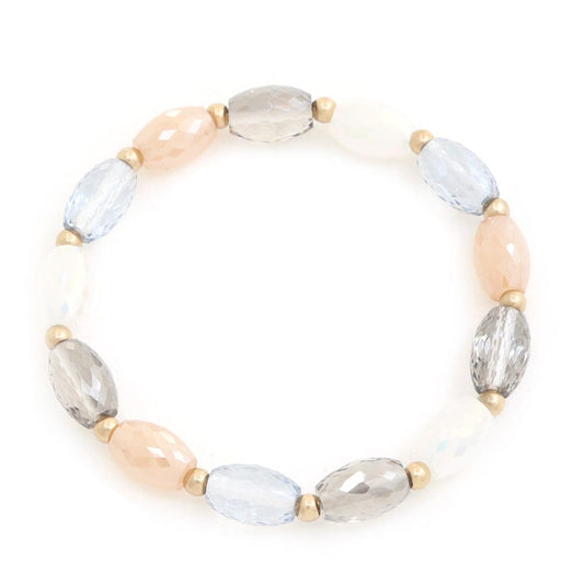 Multi Beaded Bracelet in Multi, Jet, Ivory, or Taupe – Elevate Your Style