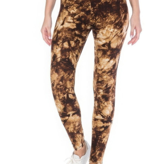 Multi Yoga Wide Band Buttery Soft Print Leggings