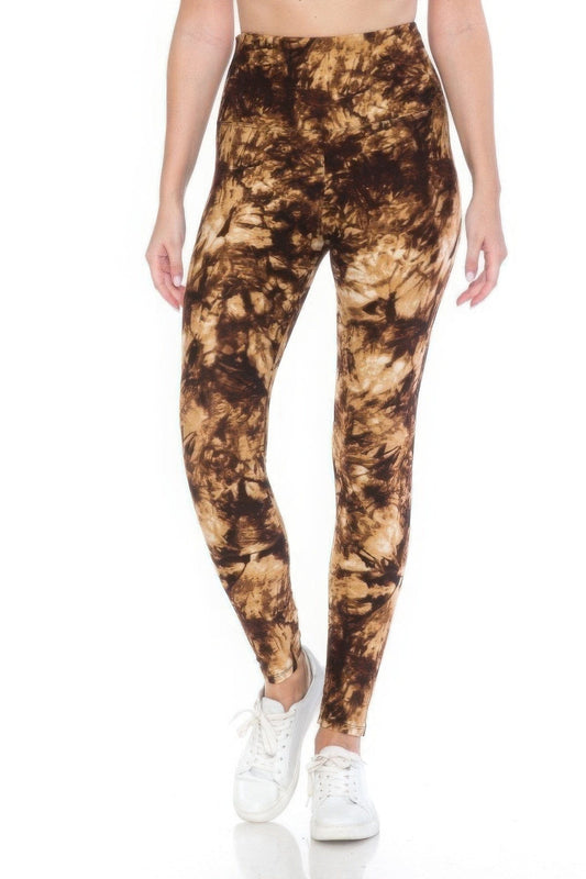 Multi Yoga Wide Band Buttery Soft Print Leggings