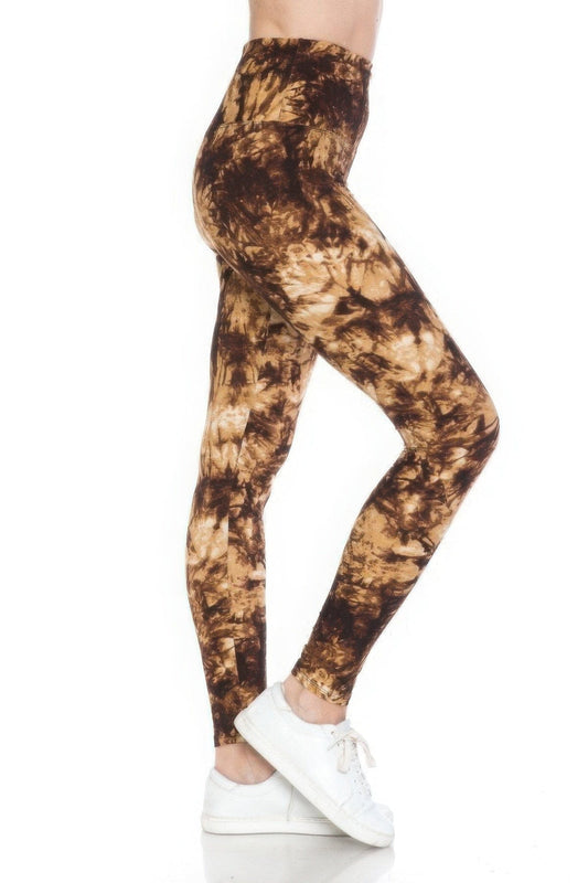 Multi Yoga Wide Band Buttery Soft Print Leggings