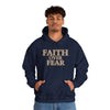 Navy / S Faith Over Fear Unisex Heavy Blend™ Hooded Sweatshirt