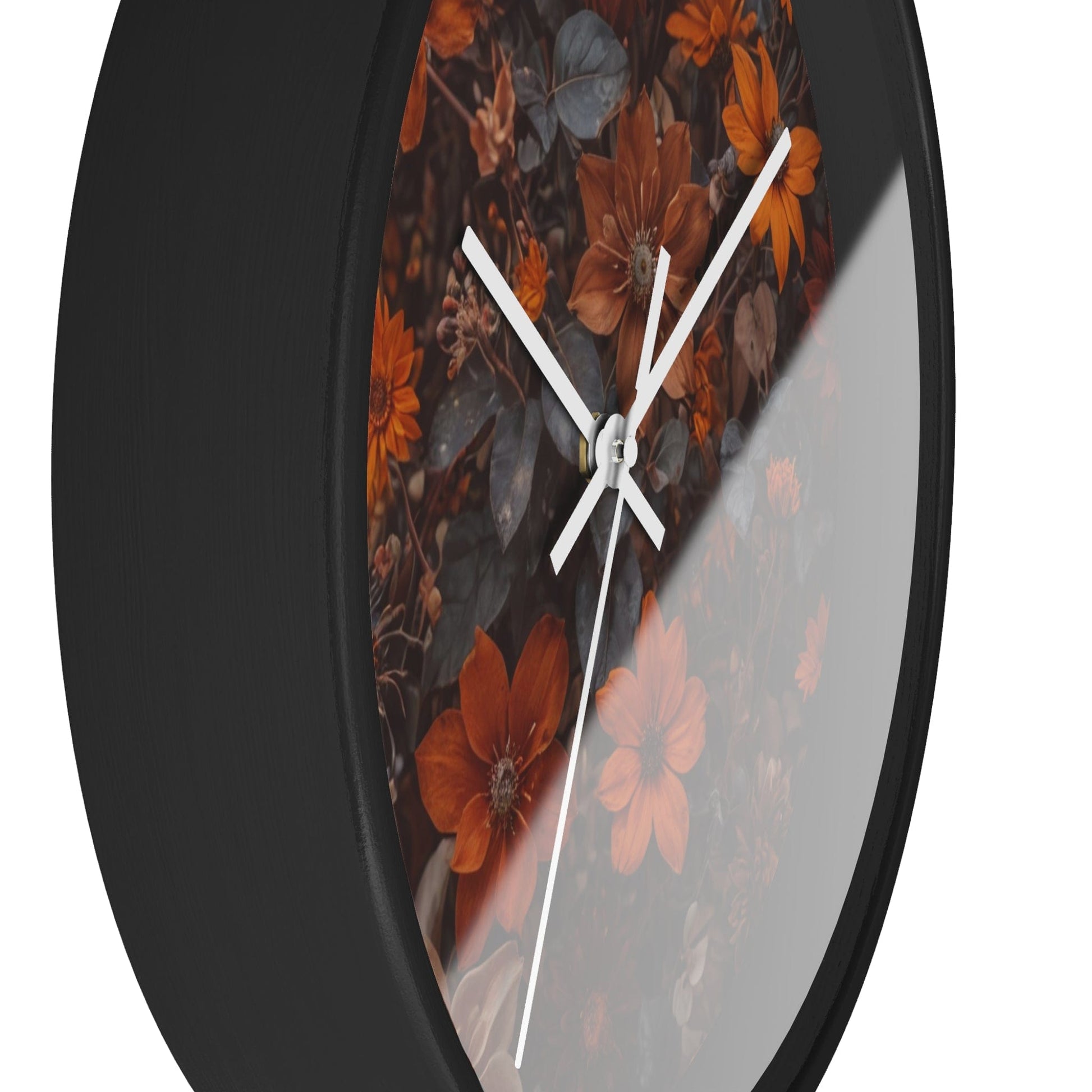 Pressed Leaves Wall Clock