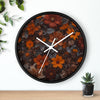 Pressed Leaves Wall Clock