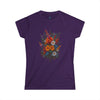 Purple / S Flower Bouquet Women's Softstyle Tee