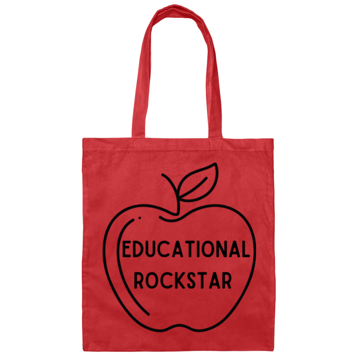 Red / Educational Rockstar Teacher Tote Bags