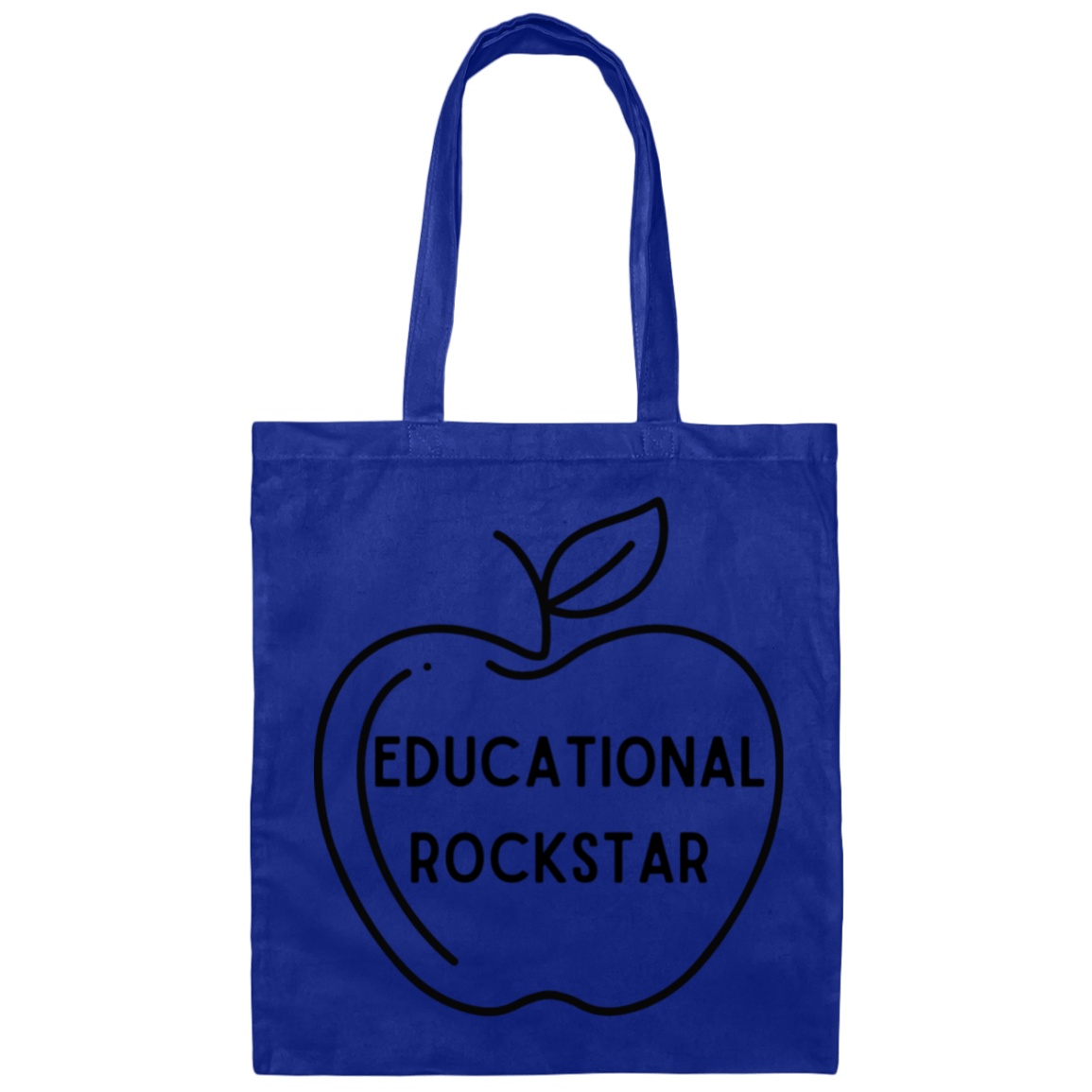 Royal / Educational Rockstar Teacher Tote Bags