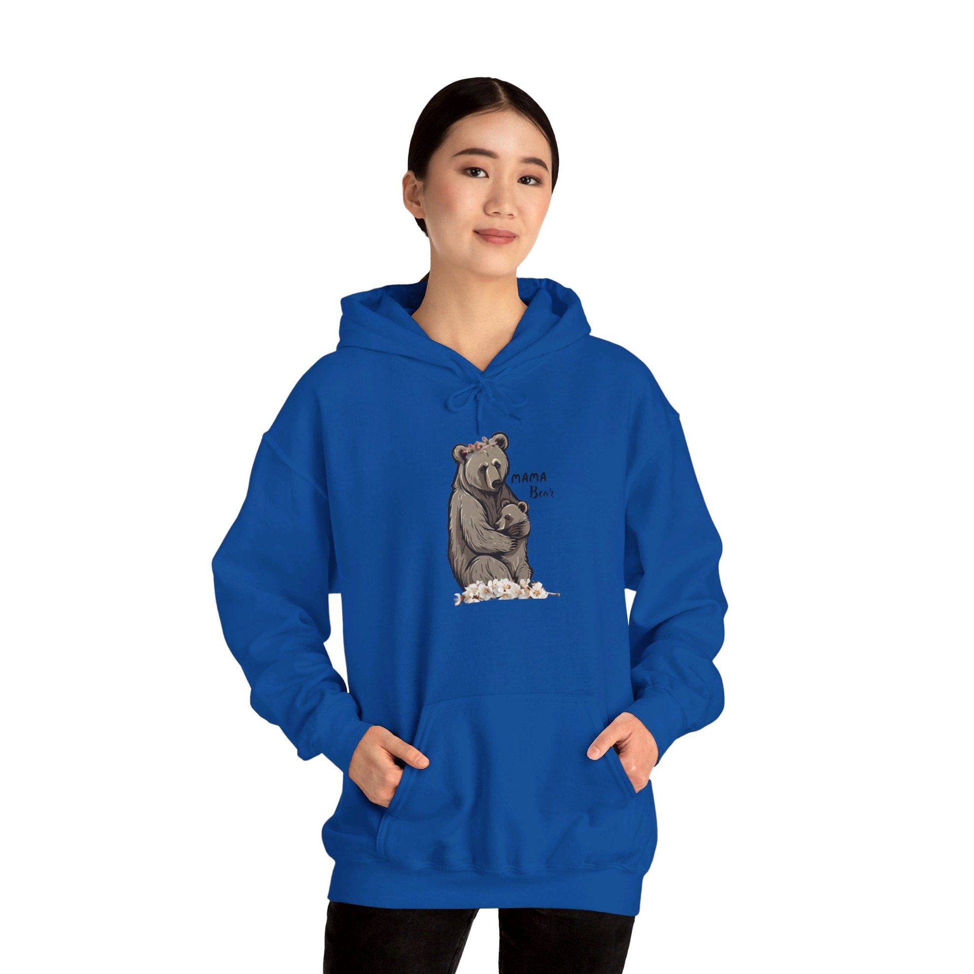 Royal / S Mama Bear Unisex Heavy Blend™ Hooded Sweatshirt