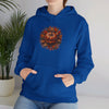 Royal / S Pumpkin Foliage Unisex Heavy Blend™ Hooded Sweatshirt: Cozy Comfort for Chilly Days