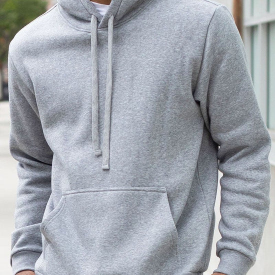 S Fleece Pullover- Heather Gray