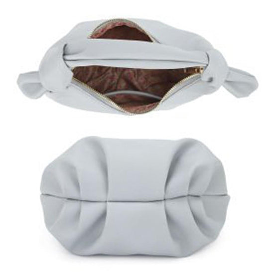 Smooth Round Handle Zipper Bag - Elegance in Every Hold