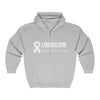 Sport Grey / S Liberalism: Find the Cure Unisex Heavy Blend™ Full Zip Hooded Sweatshirt