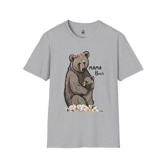 Sport Grey / S Mama Bear Unisex Softstyle T-Shirt: Comfort and Style for Every Occasion