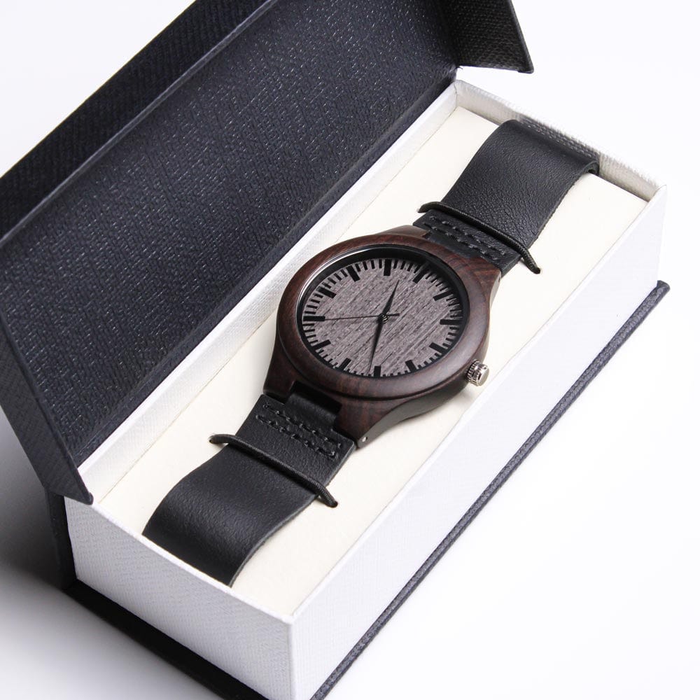 Standard Box / Thanks for standing by Groomsmen Wooden Watch