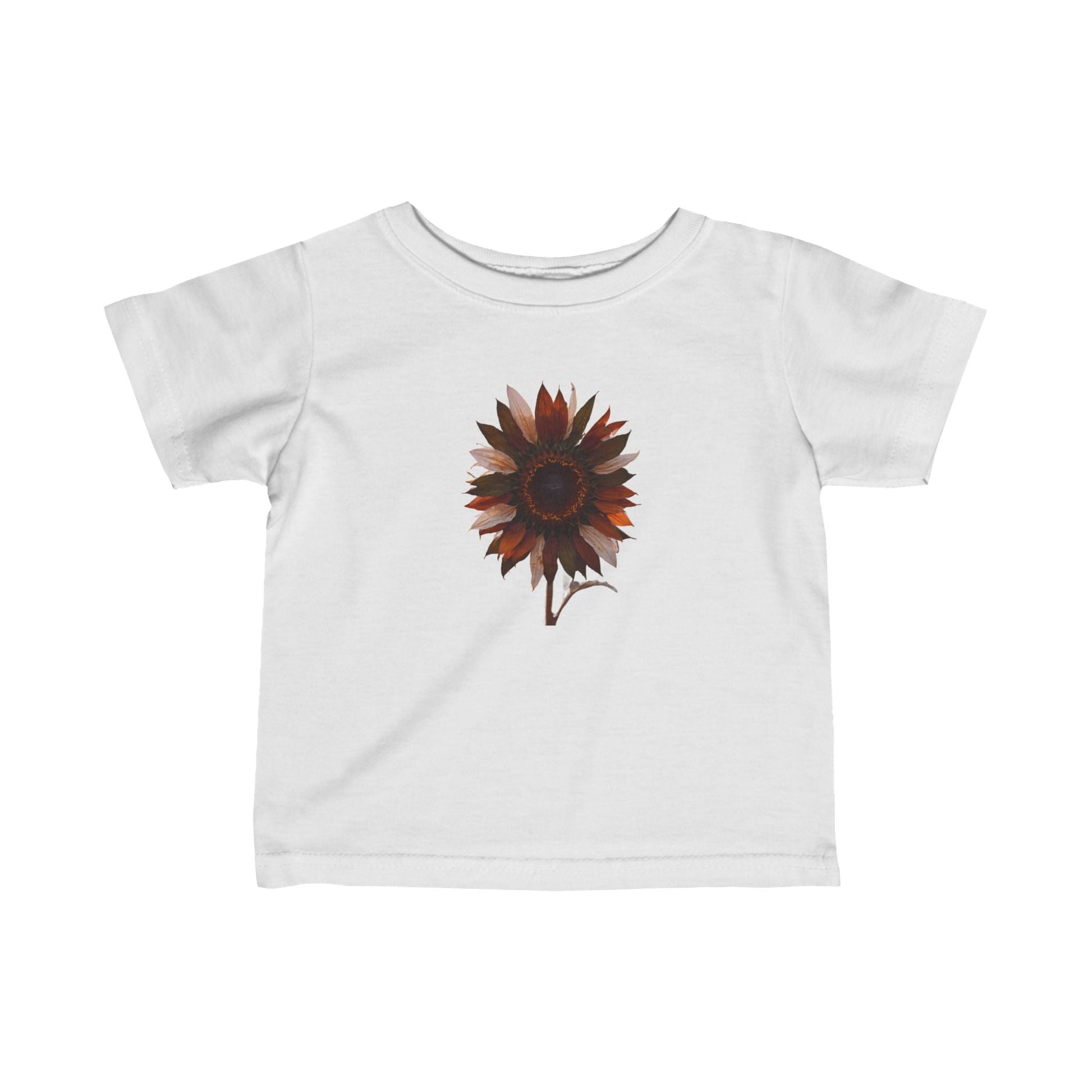 White / 6M Sunflower Infant Fine Jersey Tee: Comfort and Durability for Little Ones