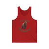 XS / Red Go Outside Worst Case Scenario A Bear Kills You Unisex Jersey Tank