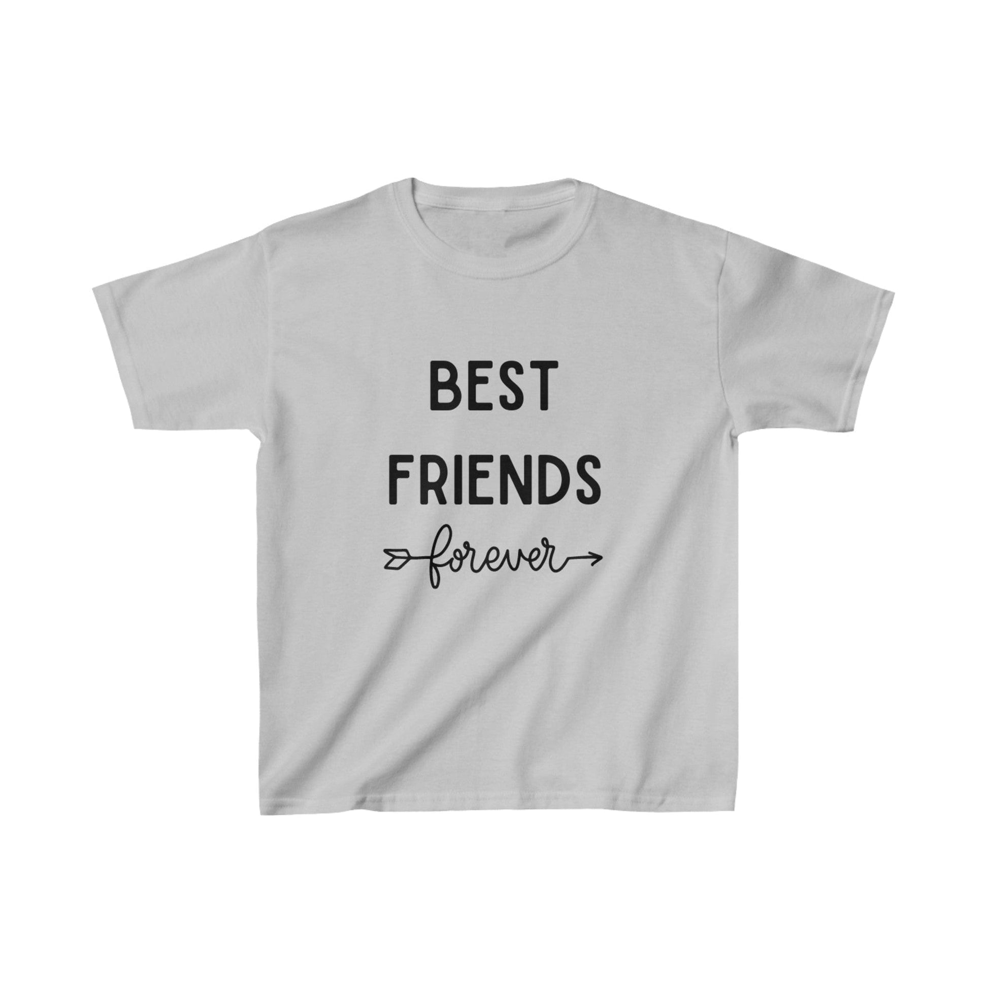 XS / Sport Grey Best Friends Forever Kids Heavy Cotton™ Tee