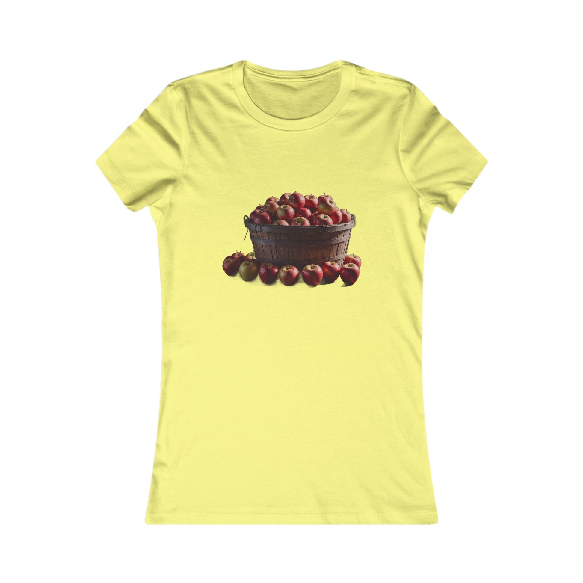 Yellow / S Bushel of Apples Women's Favorite Tee